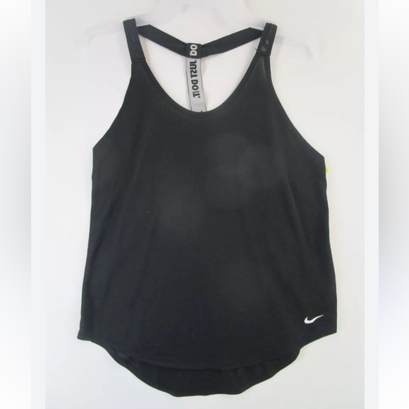 Nike Womens S Pull Over Racerback Dri Fit Tank Top Black - Picture 1 of 2